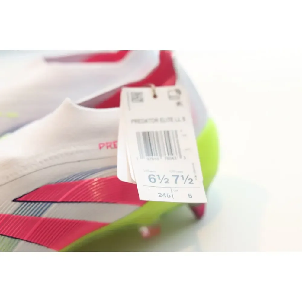 Adidas Predator Elite Laceless SG Sz 6.5
